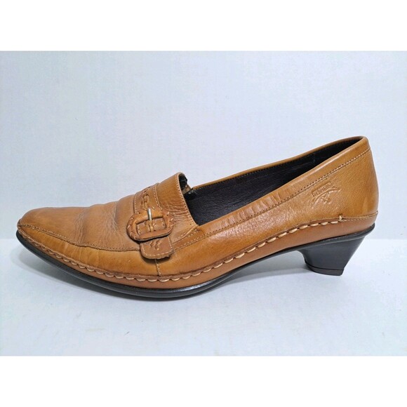 Pikolinos Women's 8.5-9 Slip On Low Heel Loafer Pumps Brown Leather Southwest - Picture 4 of 10